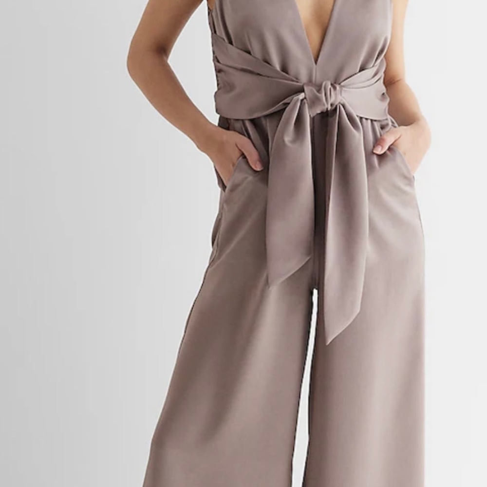 NWT! Express Dusty Mauve Jumpsuit, Size M